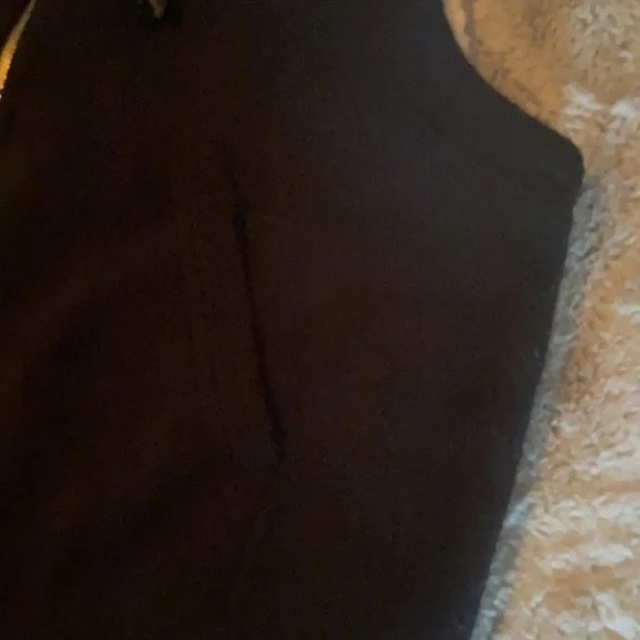 Vintage Pre-owned Coaco New York Black/Cream Women’s Fleece Vest-Size Medium - Picture 6 of 9